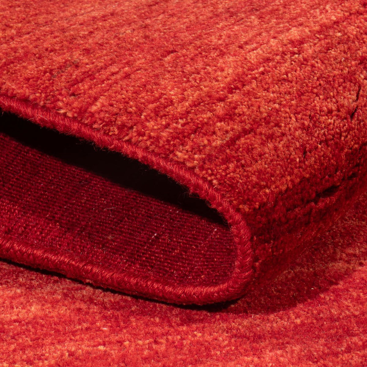 Tapis Gabbeh - Persan - 170 x 121 cm - rouge