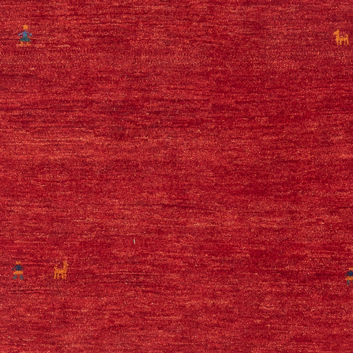 Tapis Gabbeh - Persan - 186 x 122 cm - rouge