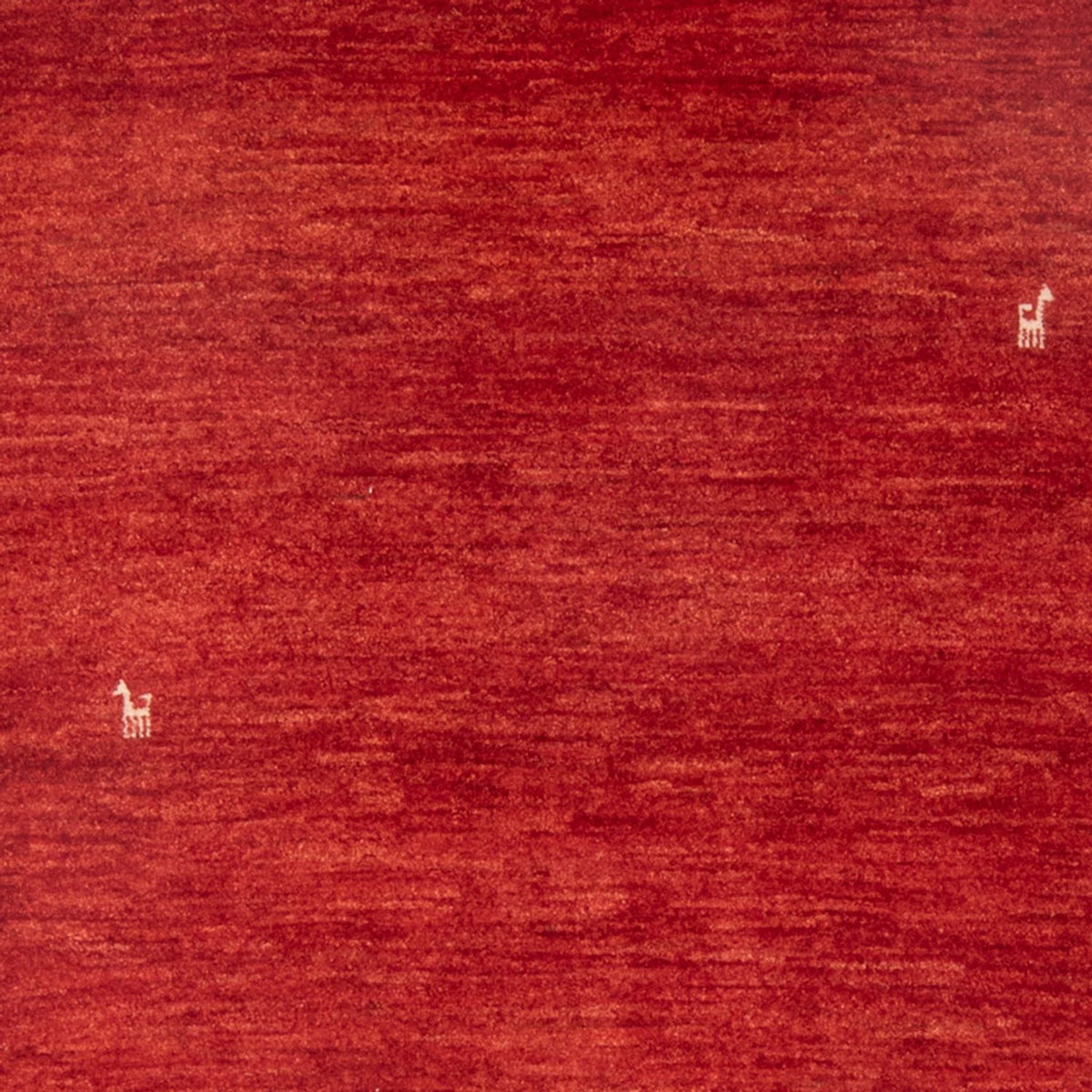 Tapis Gabbeh - Persan - 145 x 101 cm - rouge