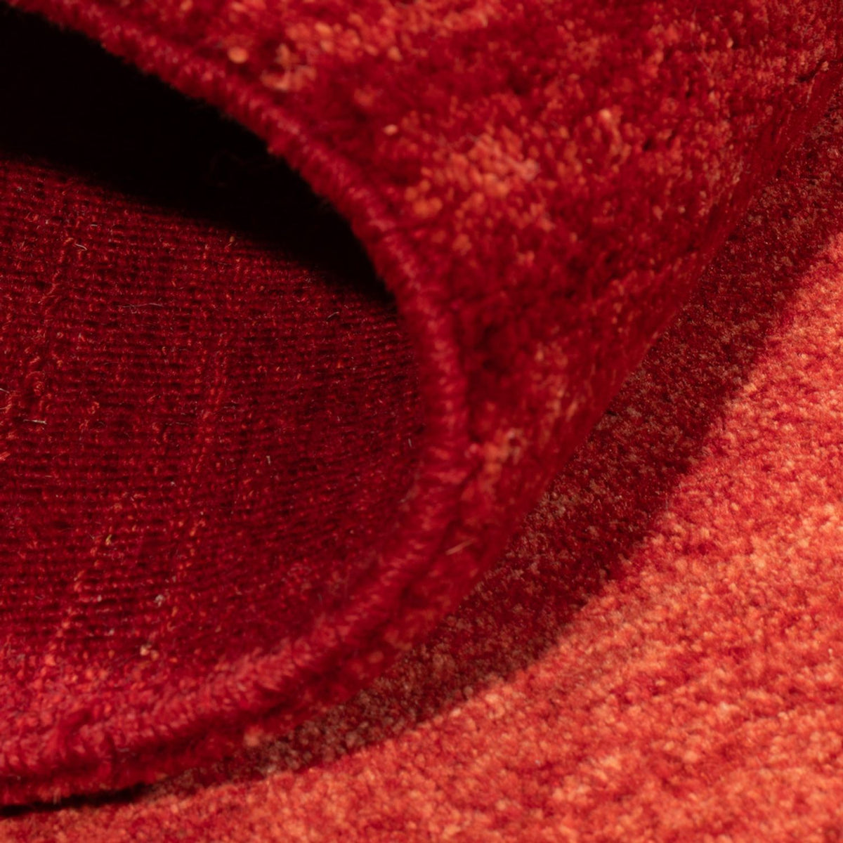 Tapis Gabbeh - Persan - 145 x 101 cm - rouge