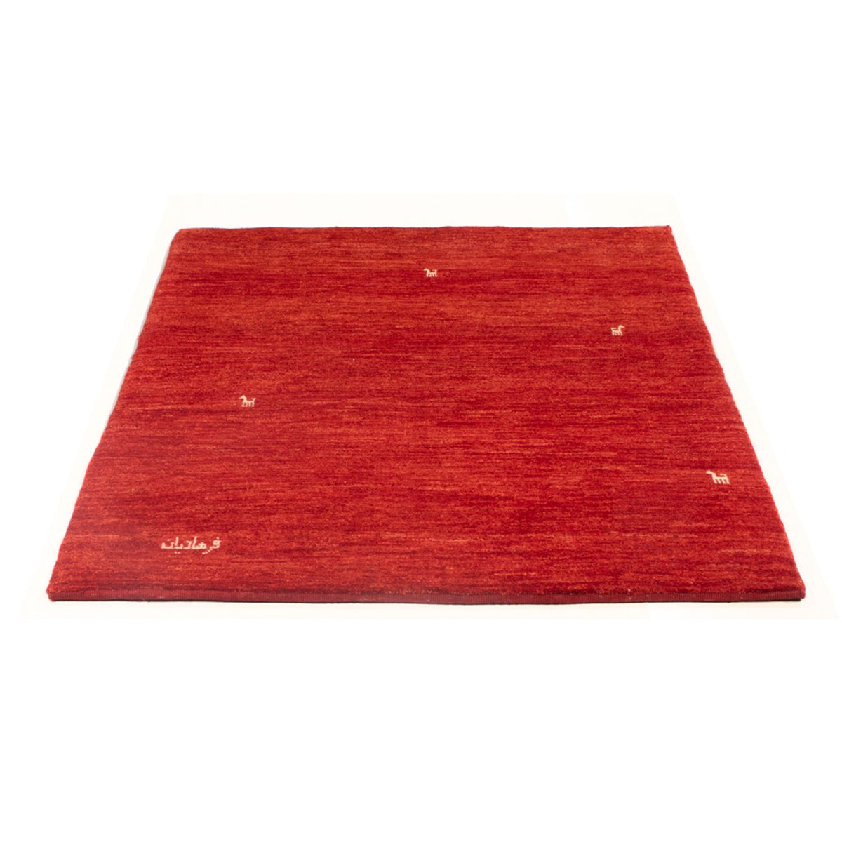 Tapis Gabbeh - Persan - 145 x 101 cm - rouge