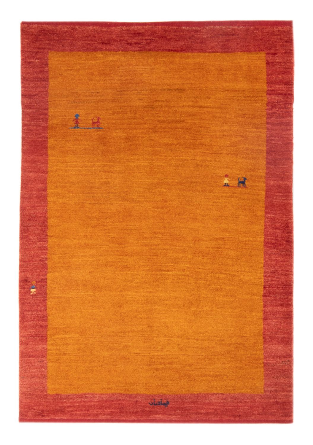 Tapis Gabbeh - Persan - 155 x 101 cm - multicolore