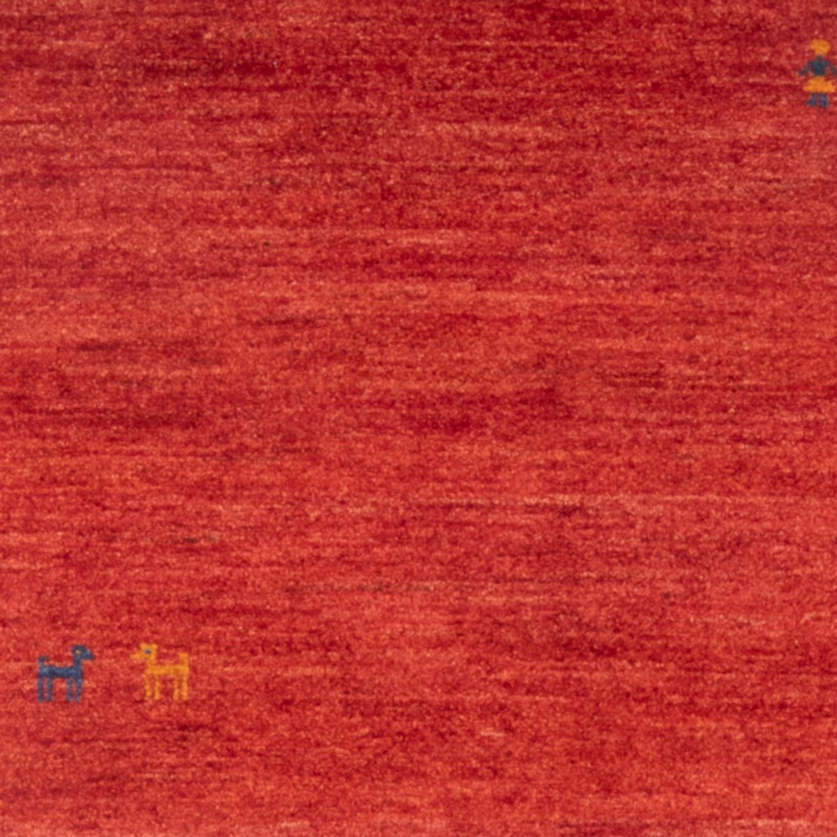 Tapis Gabbeh - Persan - 140 x 104 cm - rouge