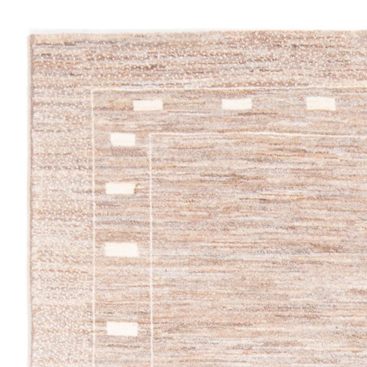 Tapis Gabbeh - Persan - 171 x 121 cm - marron clair