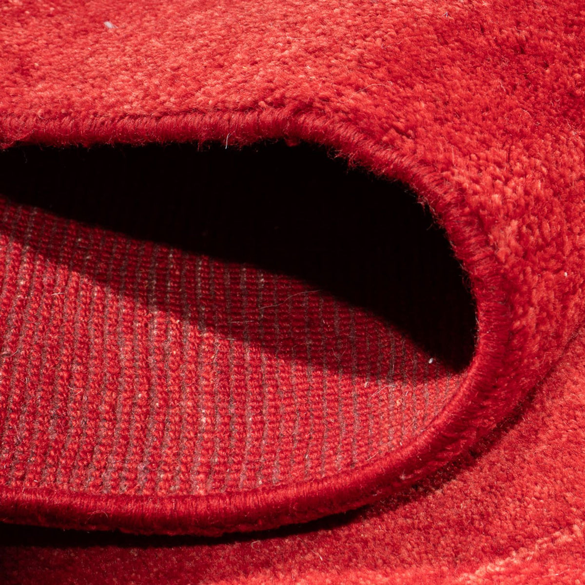 Tapis Gabbeh - Persan - 390 x 316 cm - rouge