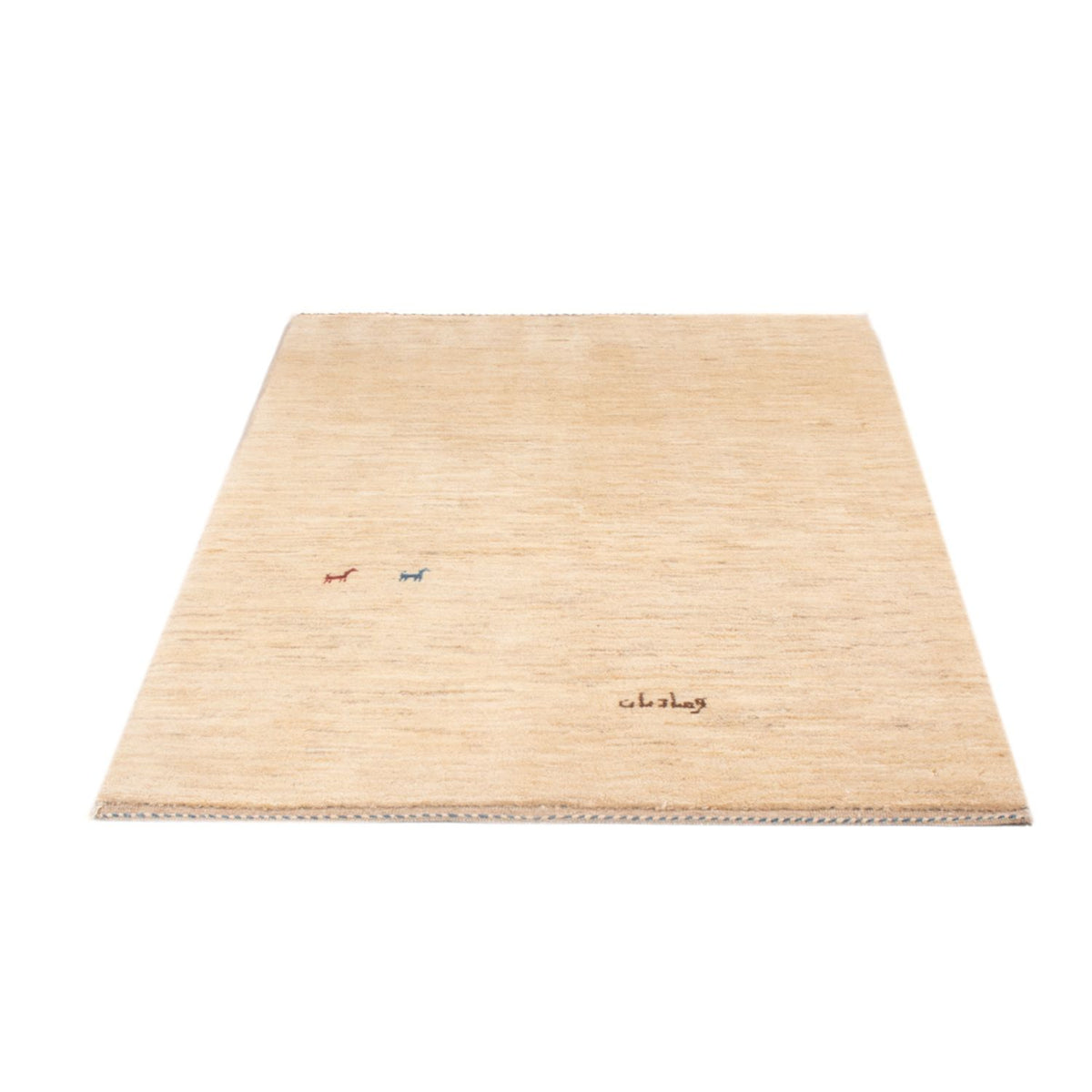 Tapis Gabbeh - Persan - 158 x 108 cm - beige clair