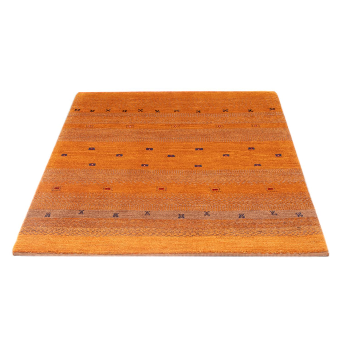 Tapis Gabbeh - Persan - 145 x 100 cm - terracotta