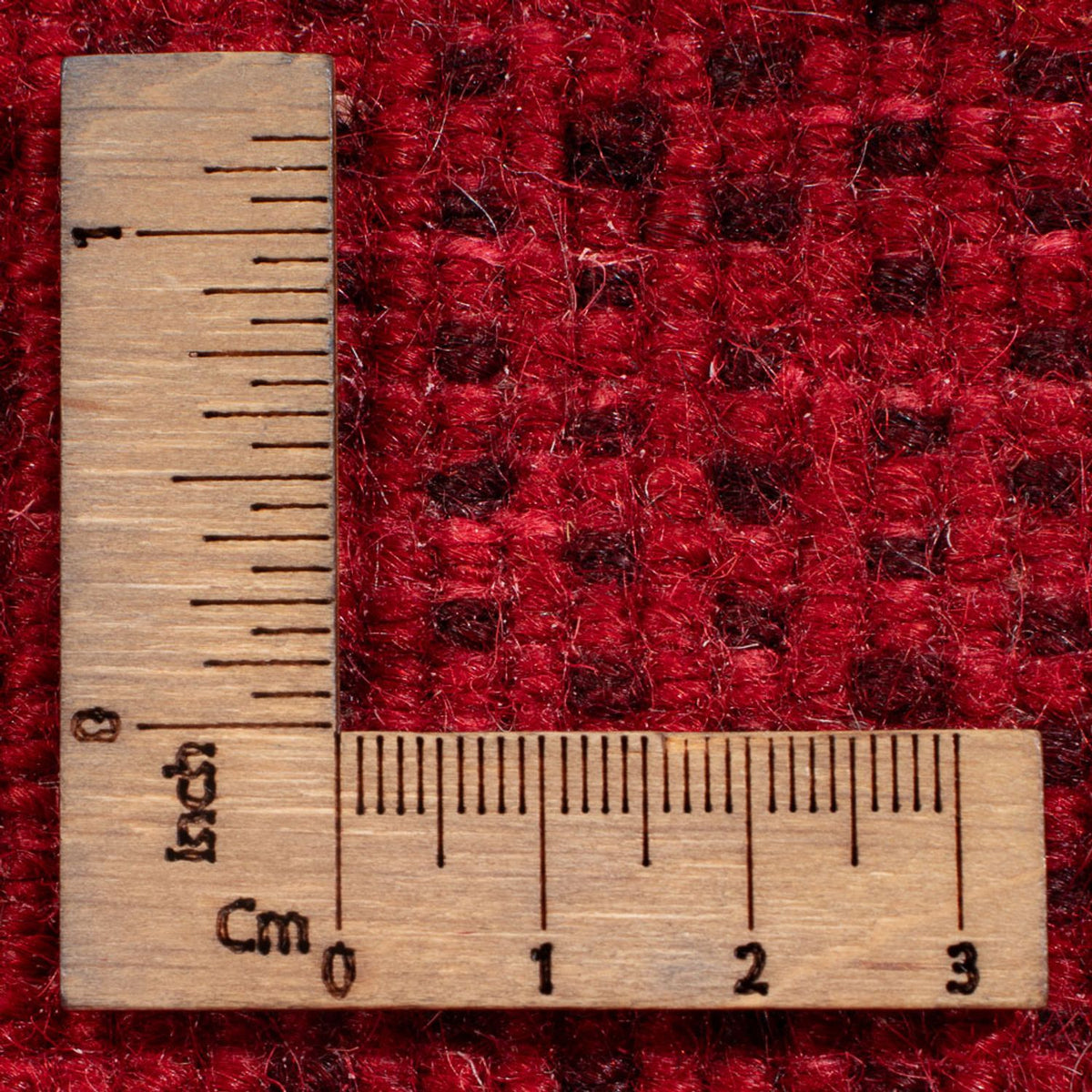 Tapis Gabbeh - Persan - 177 x 128 cm - rouge foncé