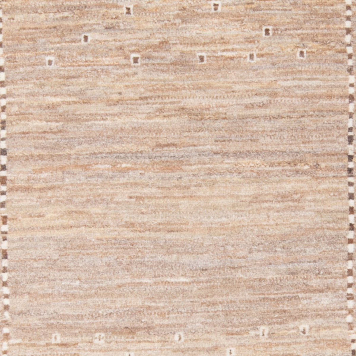 Tapis Gabbeh - Persan - 144 x 100 cm - marron clair