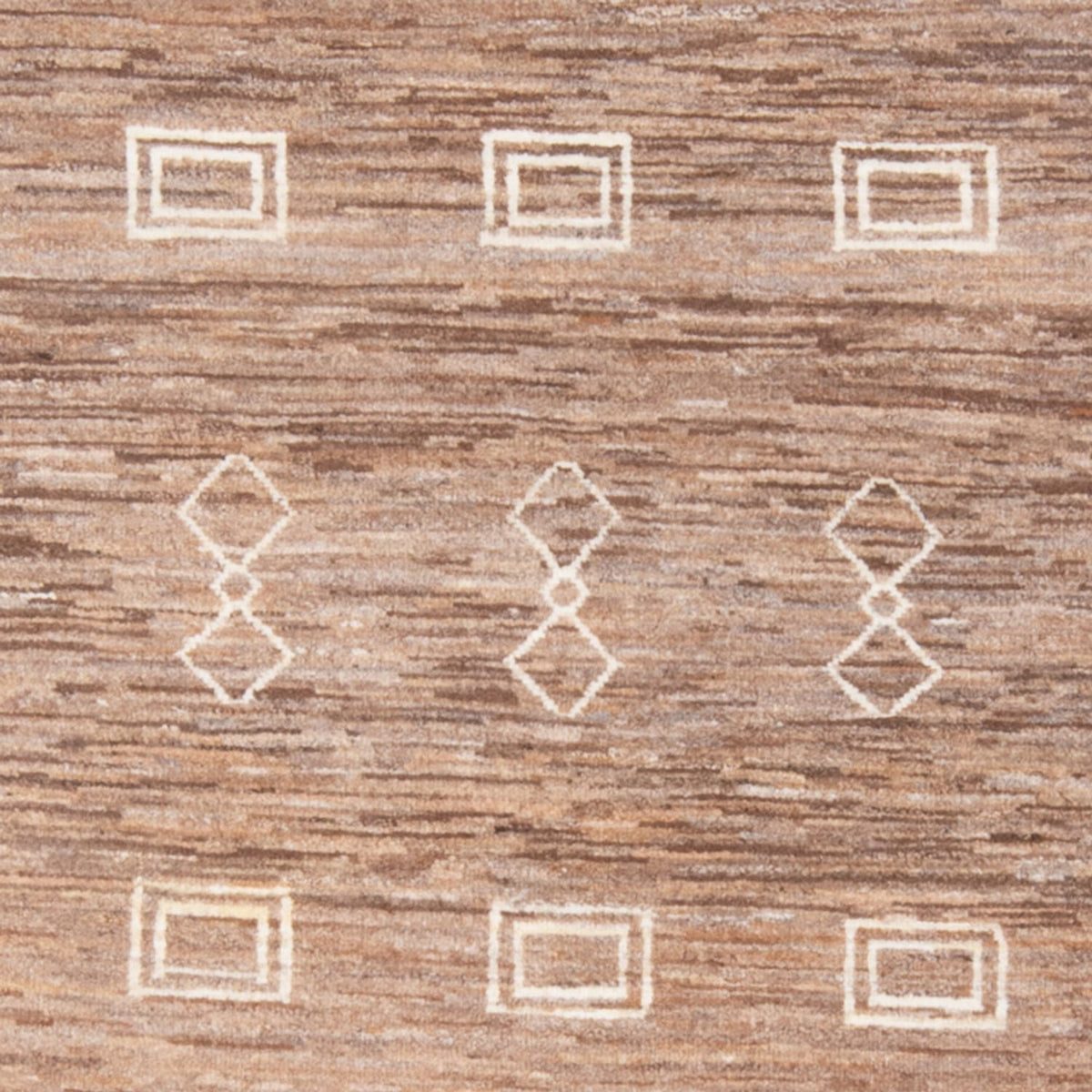 Tapis Gabbeh - Persan - 149 x 99 cm - marron