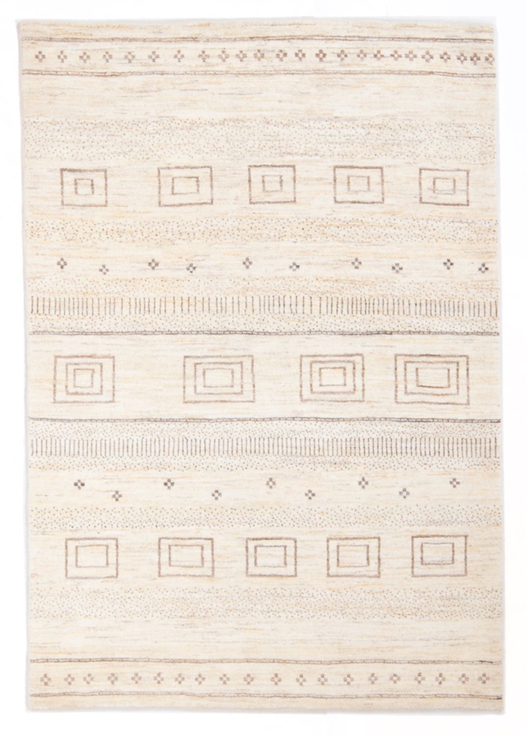 Tapis Gabbeh - Persan - 175 x 120 cm - beige clair