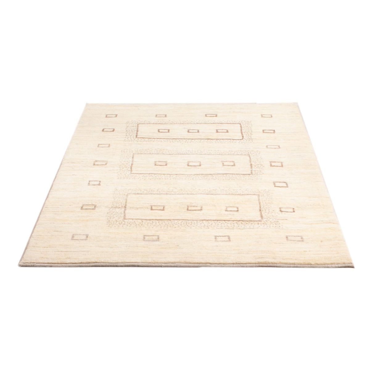 Tapis Gabbeh - Persan - 148 x 102 cm - beige clair