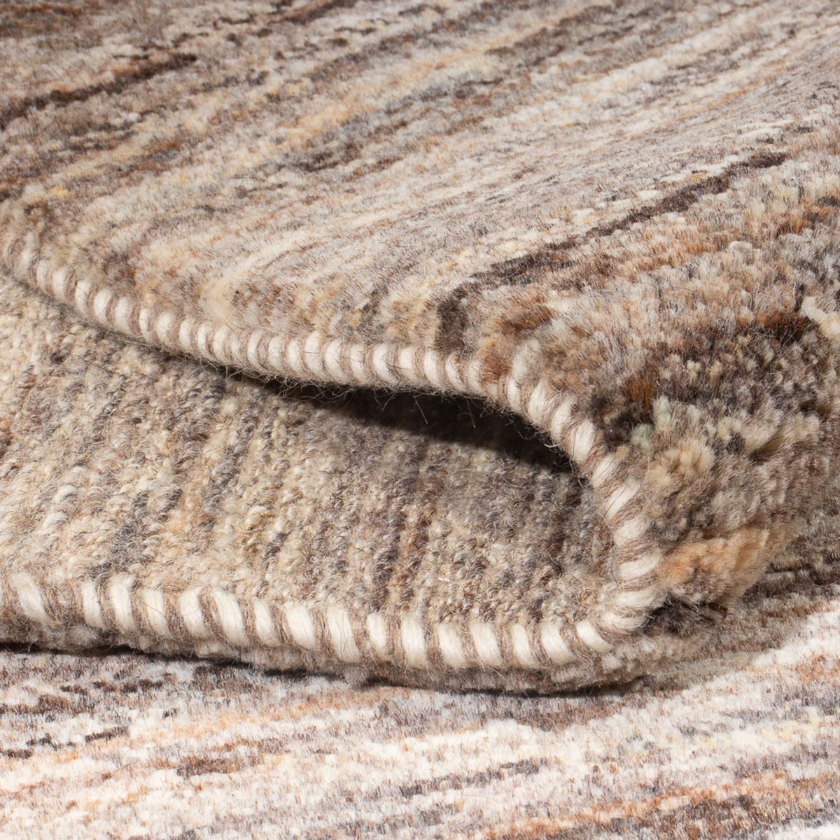 Tapis Gabbeh - Persan - 192 x 156 cm - beige foncé