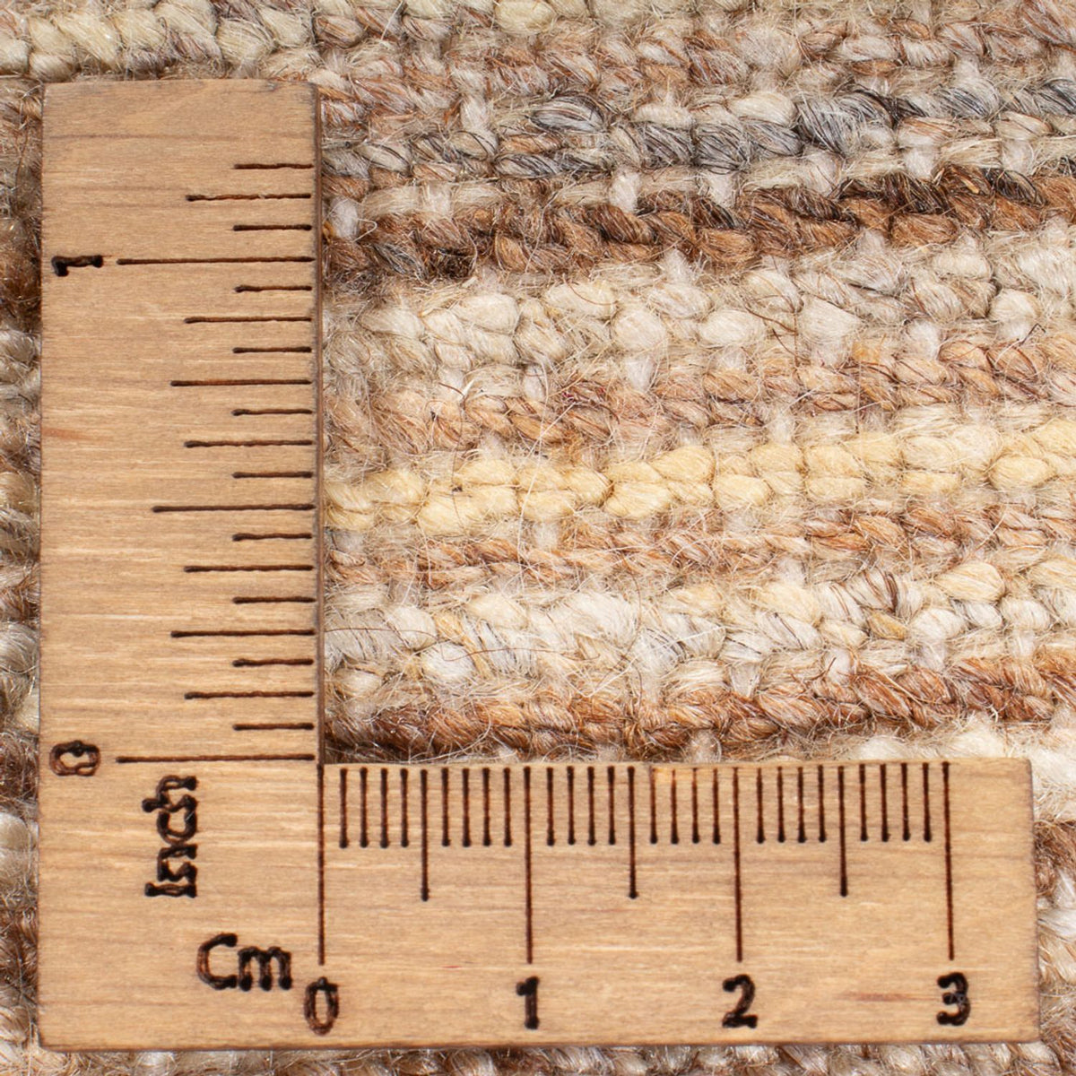 Tapis Gabbeh - Persan carré  - 184 x 158 cm - beige clair