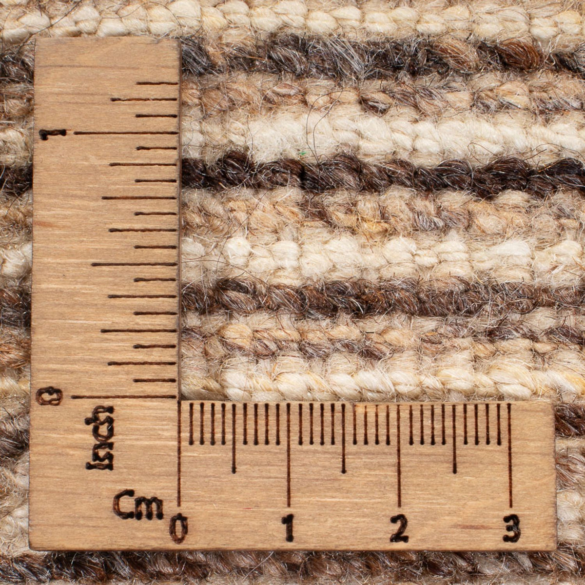 Tapis Gabbeh - Persan - 197 x 150 cm - marron clair