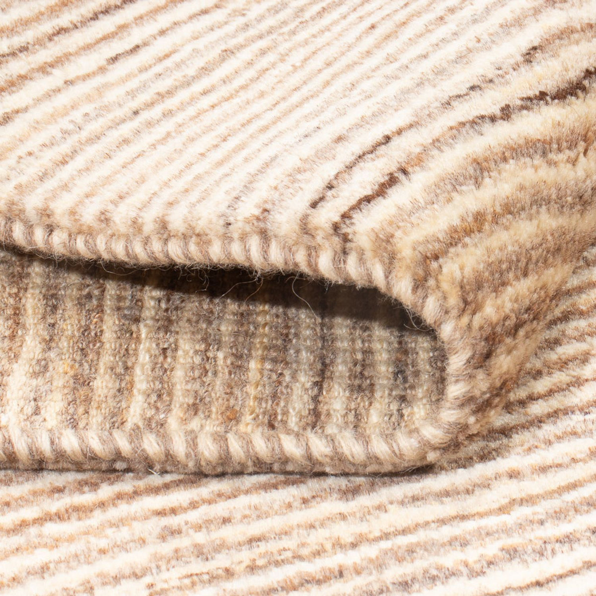 Tapis Gabbeh - Persan - 160 x 98 cm - beige foncé