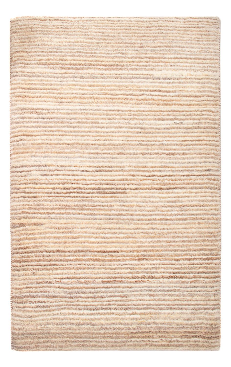 Tapis Gabbeh - Persan - 100 x 64 cm - marron clair