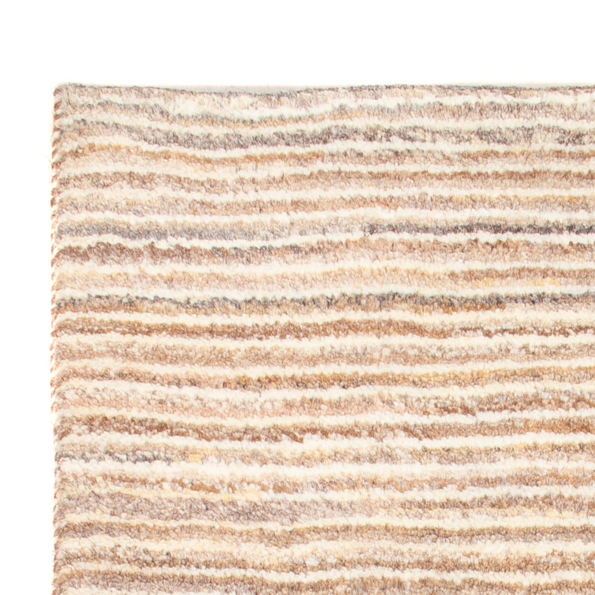 Tapis Gabbeh - Persan - 88 x 58 cm - marron clair