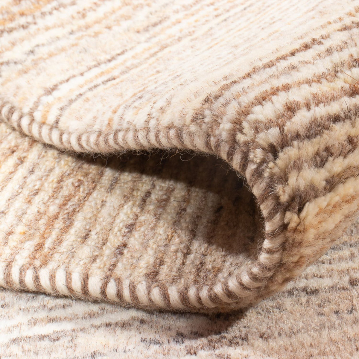 Tapis Gabbeh - Persan - 96 x 61 cm - beige clair