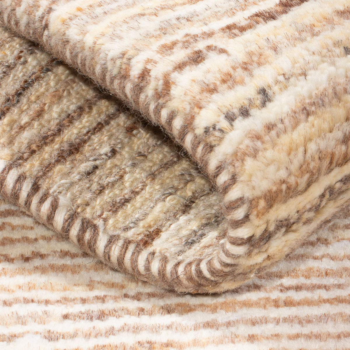 Tapis Gabbeh - Persan - 93 x 58 cm - beige clair