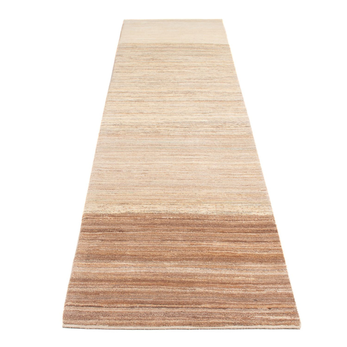 Tapis de couloir Tapis Gabbeh - Persan - 332 x 75 cm - naturel