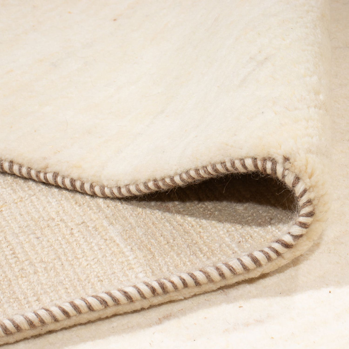 Tapis Gabbeh - Persan - 278 x 260 cm - beige clair