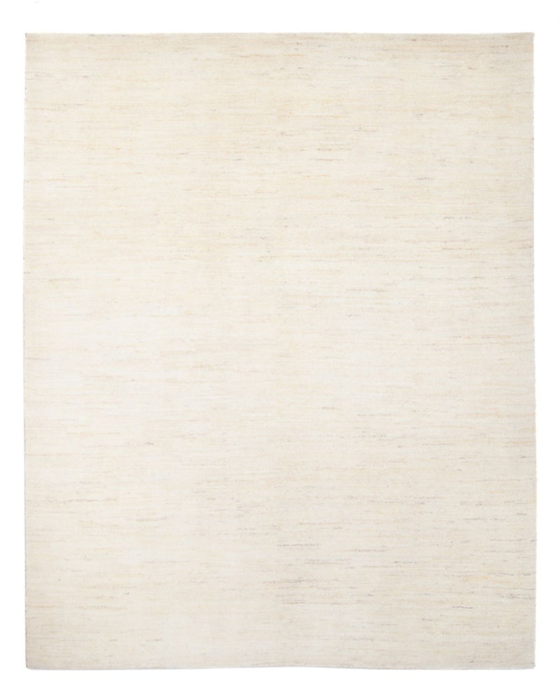 Tapis Gabbeh - Persan - 232 x 174 cm - blanc naturel