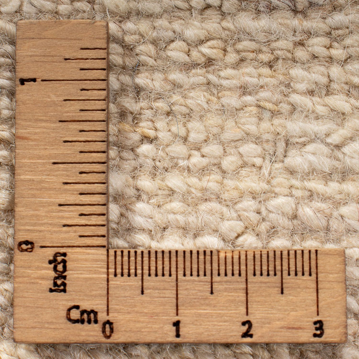 Tapis Gabbeh - Persan - 232 x 174 cm - blanc naturel