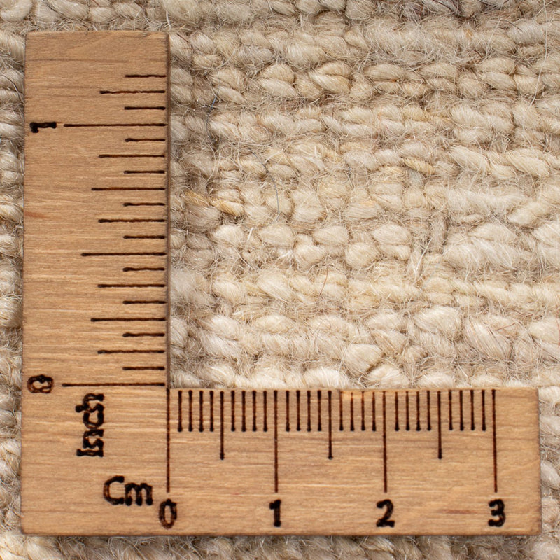 Tapis Gabbeh - Persan - 232 x 174 cm - blanc naturel