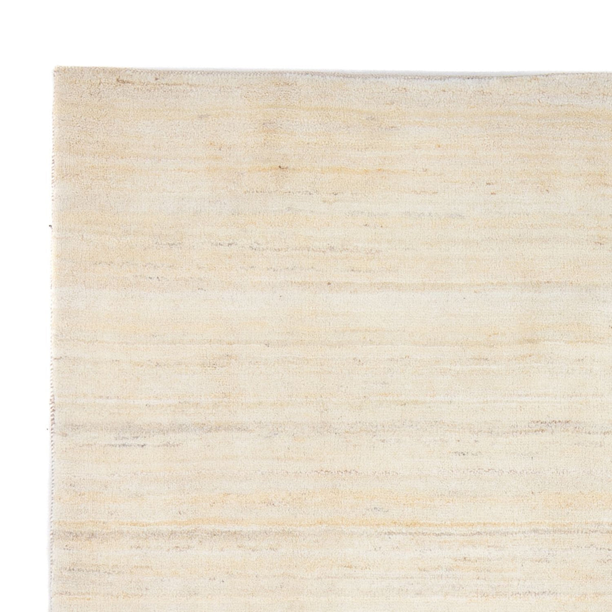 Tapis Gabbeh - Persan - 242 x 182 cm - blanc naturel