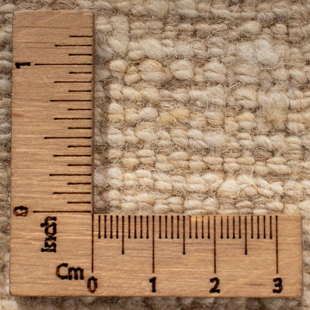 Tapis Gabbeh - Persan - 242 x 182 cm - blanc naturel
