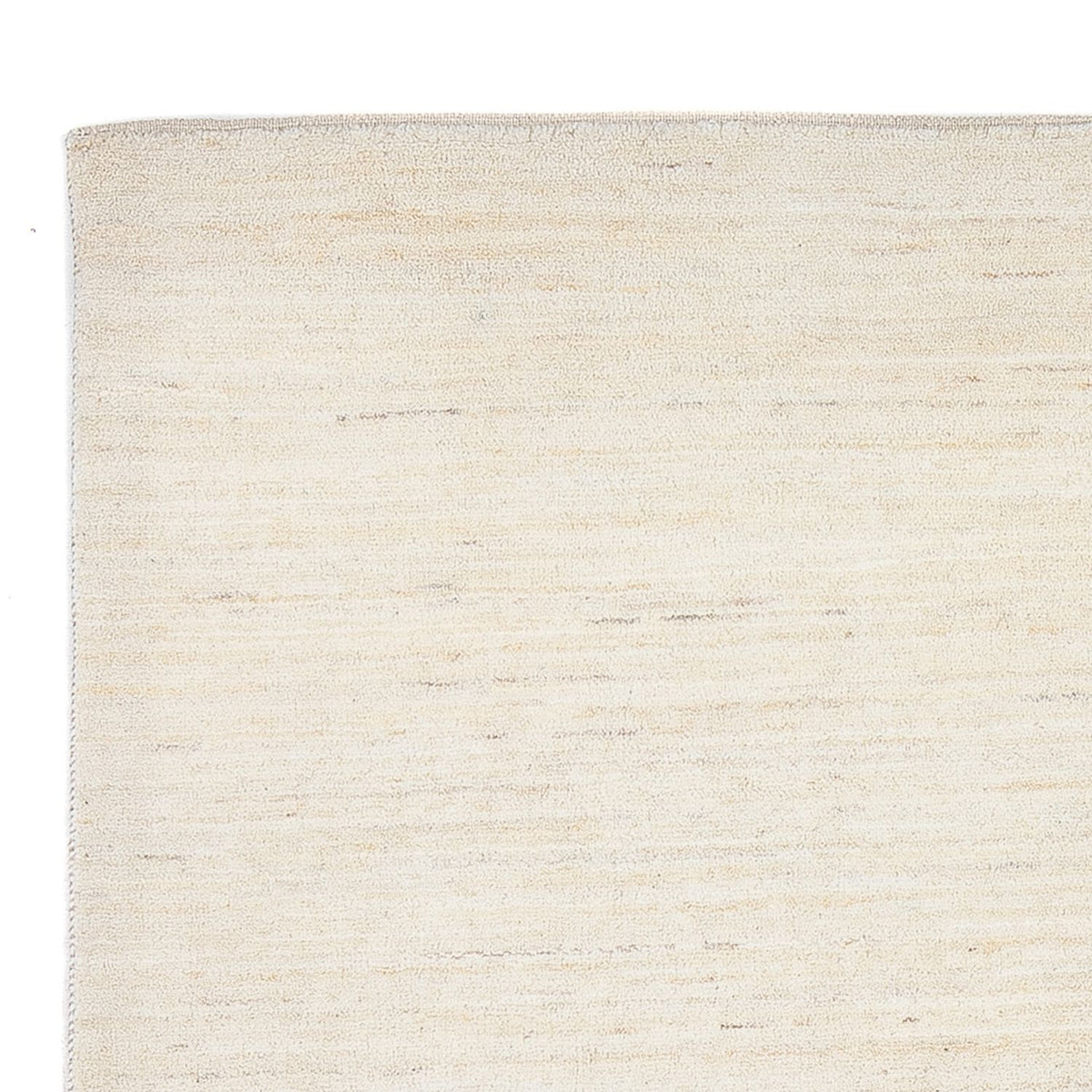 Tapis Gabbeh - Persan - 230 x 170 cm - blanc naturel