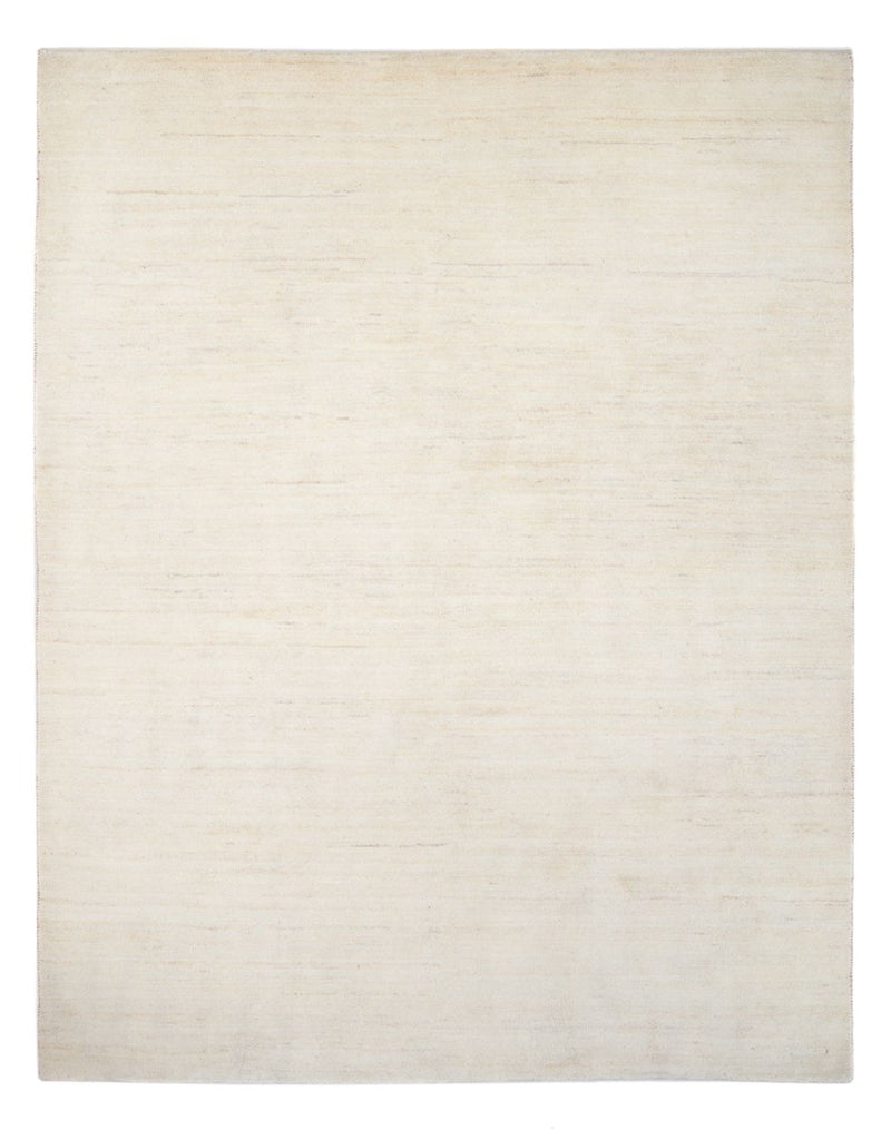 Tapis Gabbeh - Persan - 240 x 175 cm - blanc naturel