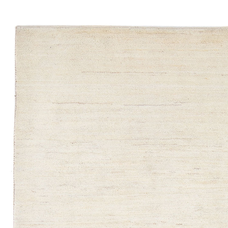 Tapis Gabbeh - Persan - 240 x 175 cm - blanc naturel