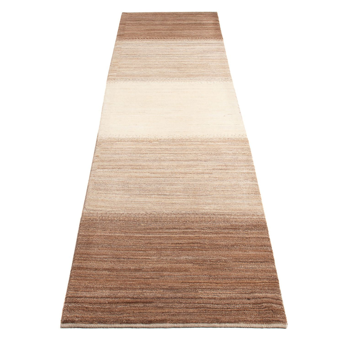 Tapis de couloir Tapis Gabbeh - Persan - 330 x 71 cm - naturel