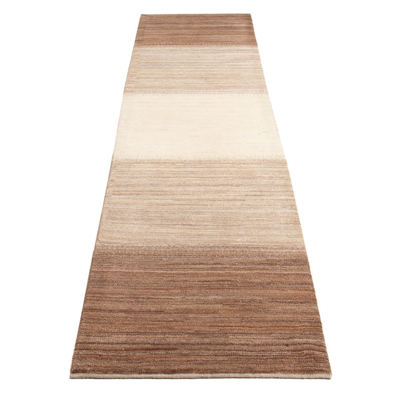 Tapis de couloir Tapis Gabbeh - Persan - 330 x 71 cm - naturel