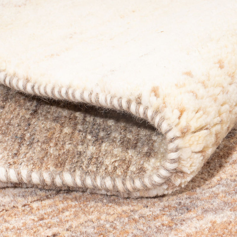 Tapis de couloir Tapis Gabbeh - Persan - 339 x 80 cm - naturel