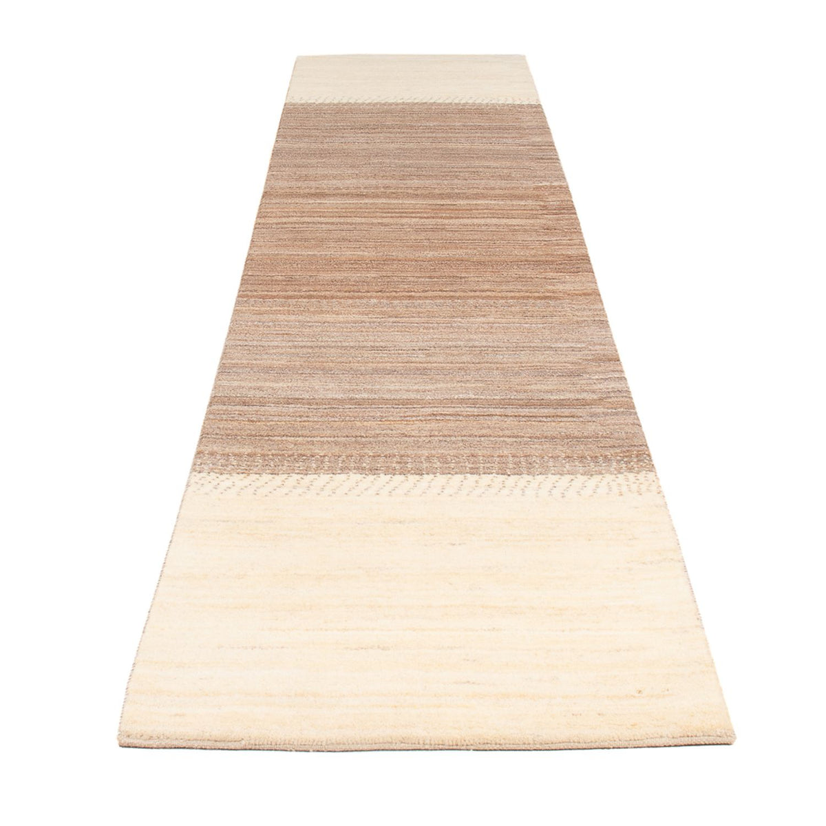 Tapis de couloir Tapis Gabbeh - Persan - 339 x 80 cm - naturel