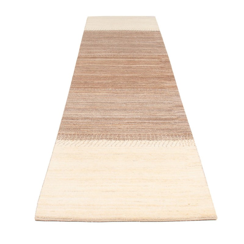 Tapis de couloir Tapis Gabbeh - Persan - 339 x 80 cm - naturel