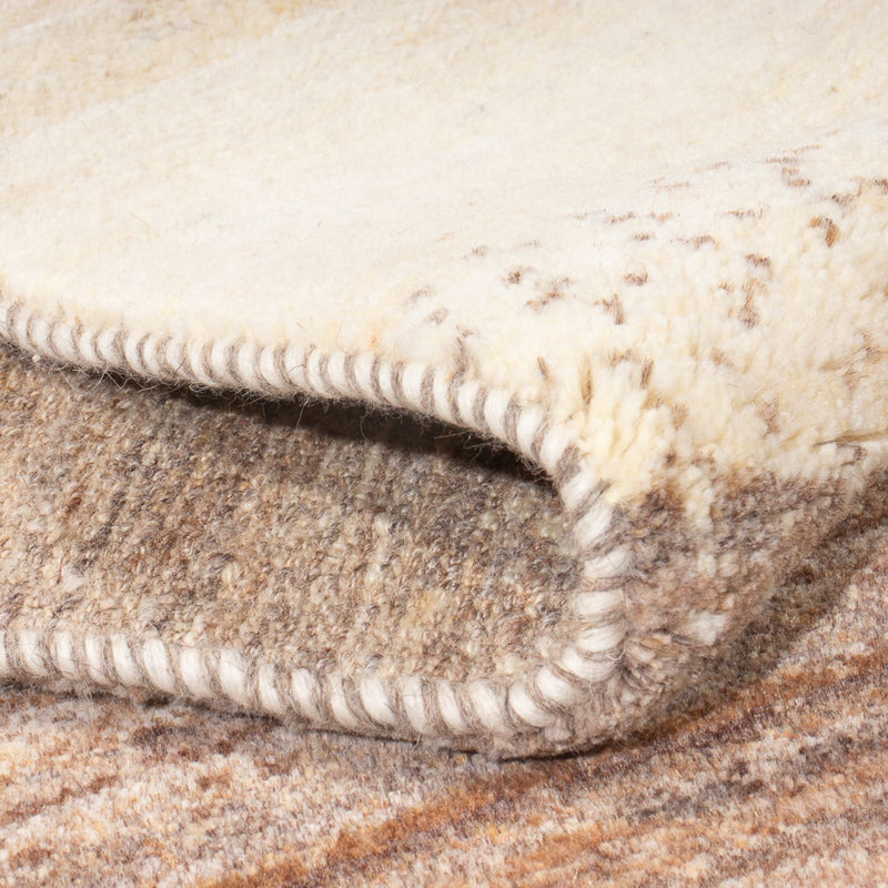 Tapis de couloir Tapis Gabbeh - Persan - 339 x 80 cm - naturel