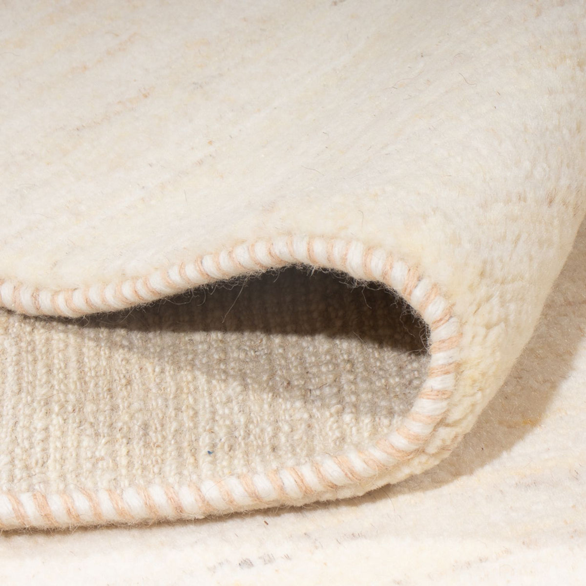 Tapis Gabbeh - Persan - 250 x 194 cm - beige clair