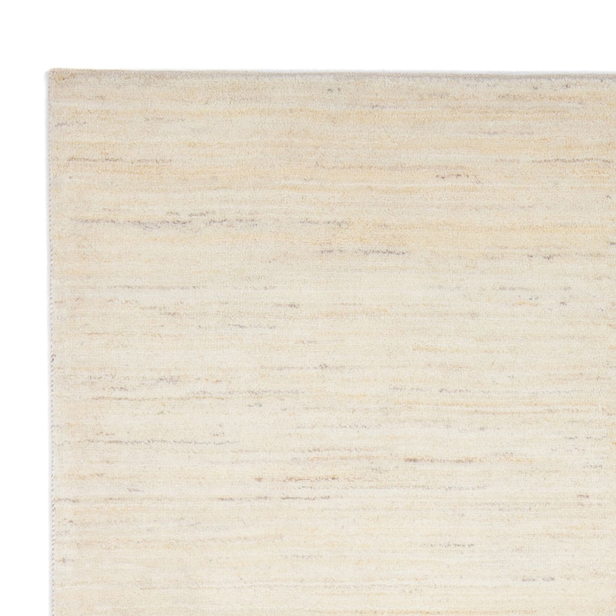 Tapis Gabbeh - Persan - 243 x 172 cm - blanc naturel