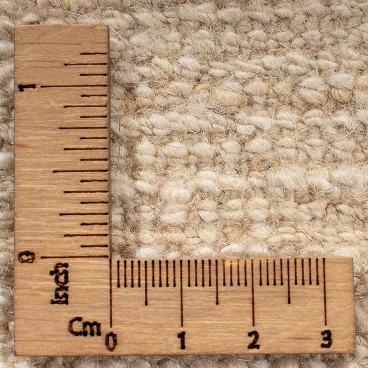 Tapis Gabbeh - Persan - 243 x 172 cm - blanc naturel