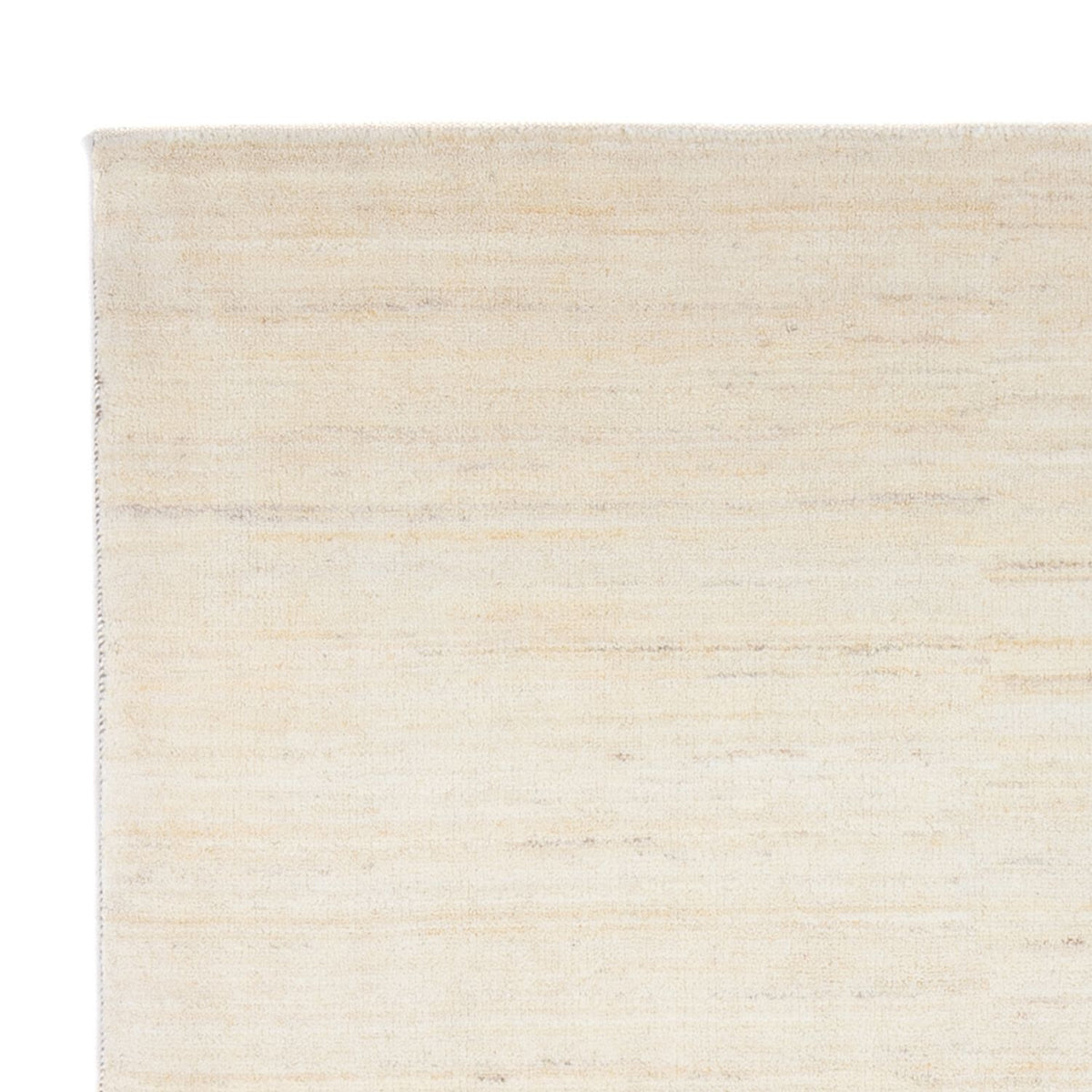 Tapis Gabbeh - Persan - 260 x 167 cm - blanc naturel