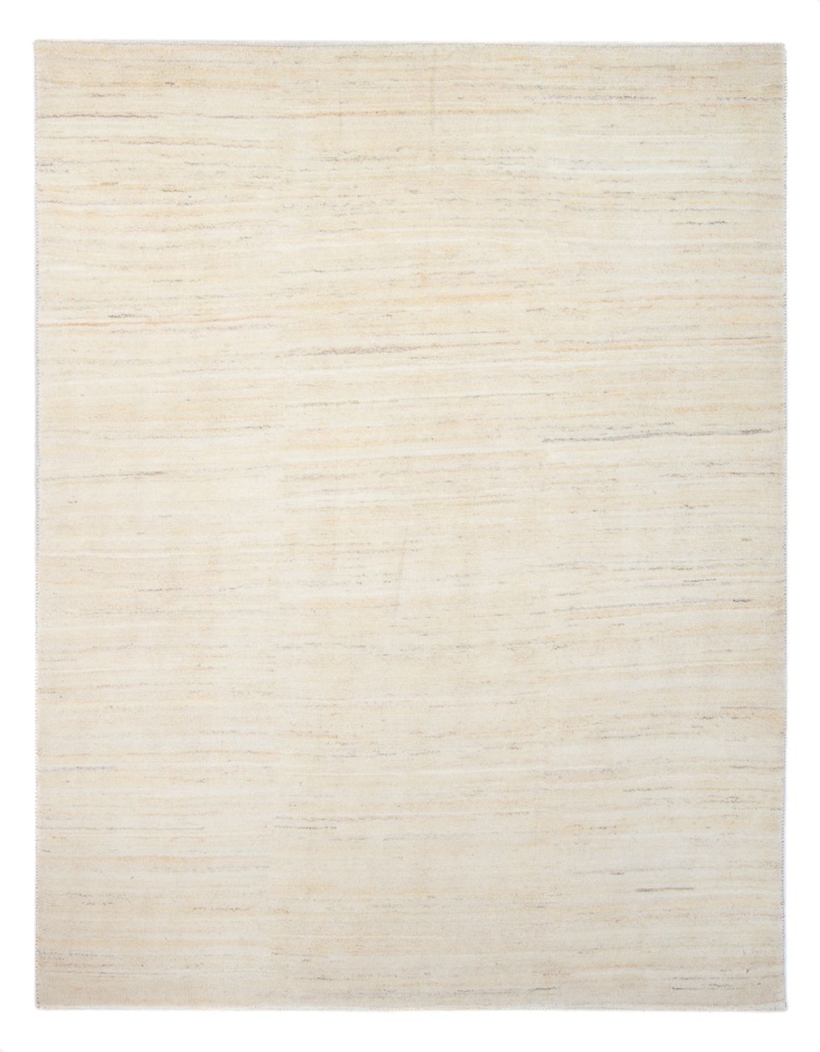 Tapis Gabbeh - Persan - 221 x 166 cm - blanc naturel