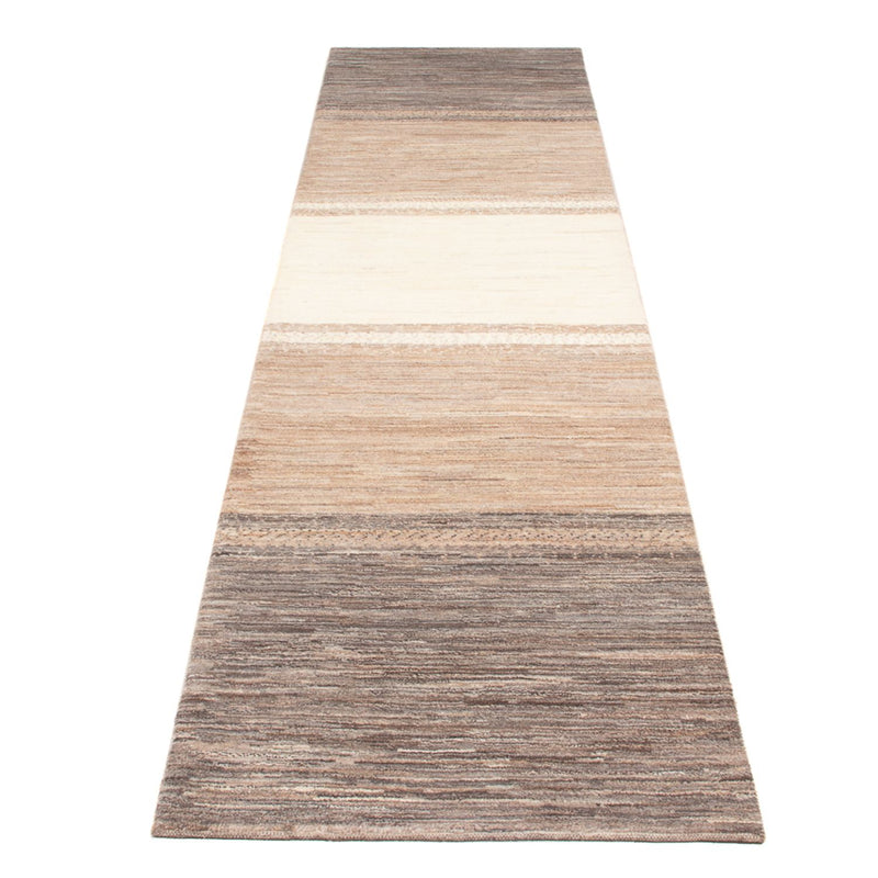 Tapis de couloir Tapis Gabbeh - Persan - 340 x 85 cm - naturel
