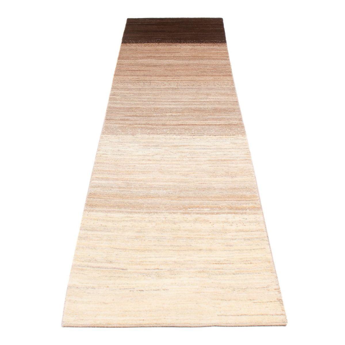 Tapis de couloir Tapis Gabbeh - Persan - 340 x 78 cm - naturel
