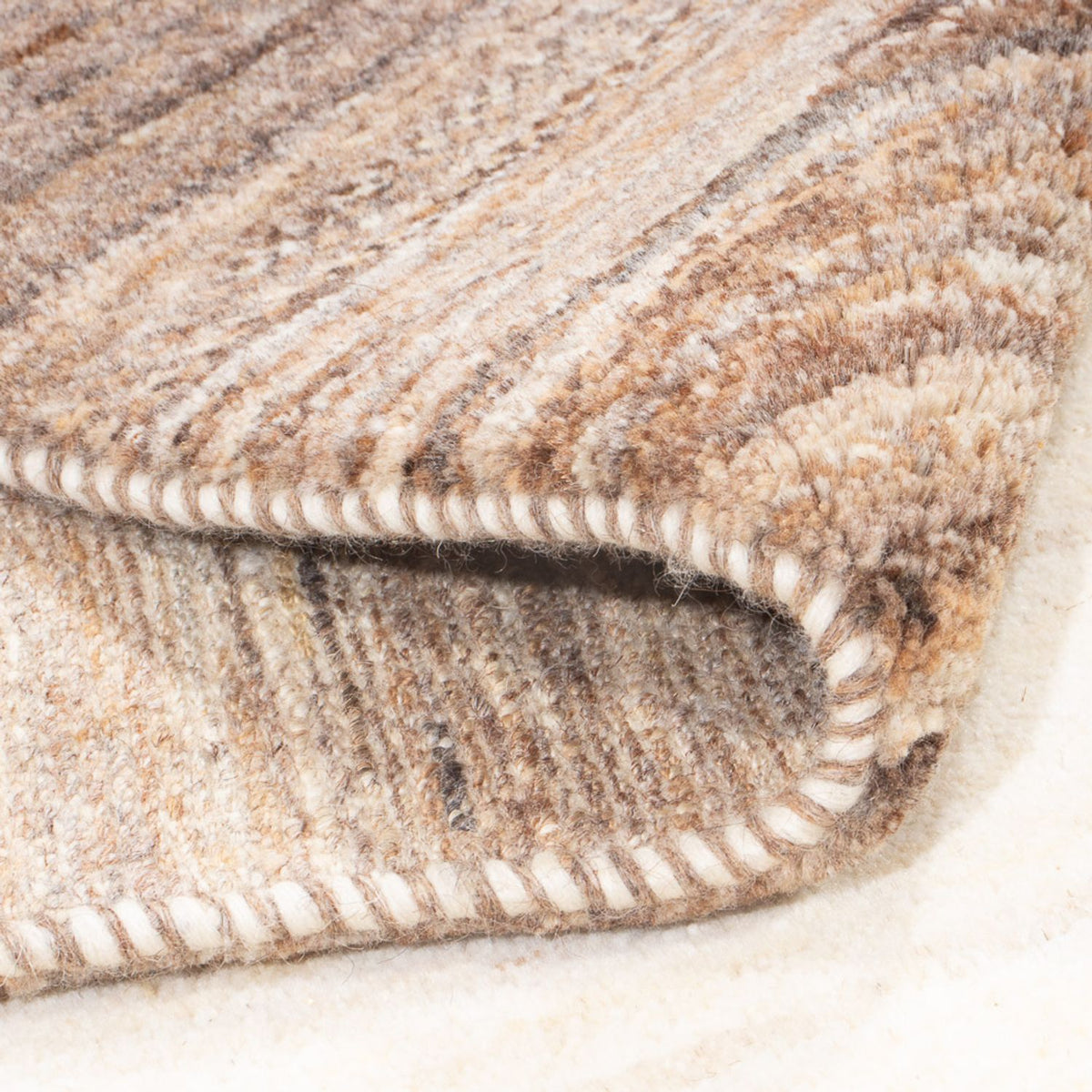 Tapis de couloir Tapis Gabbeh - Persan - 247 x 87 cm - naturel