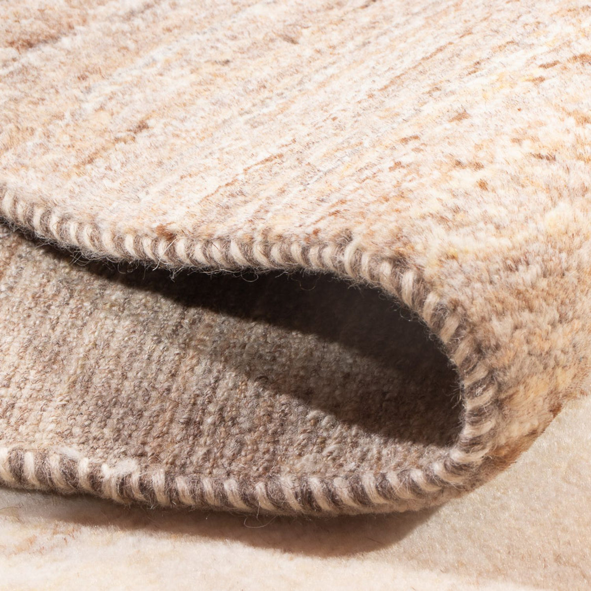 Tapis Gabbeh - Persan - 97 x 59 cm - beige clair