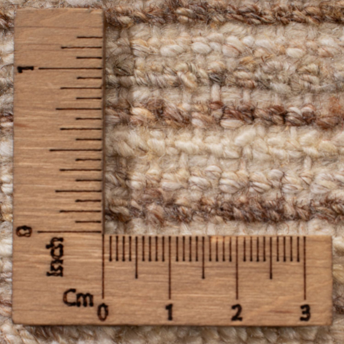 Tapis Gabbeh - Persan - 95 x 63 cm - beige foncé